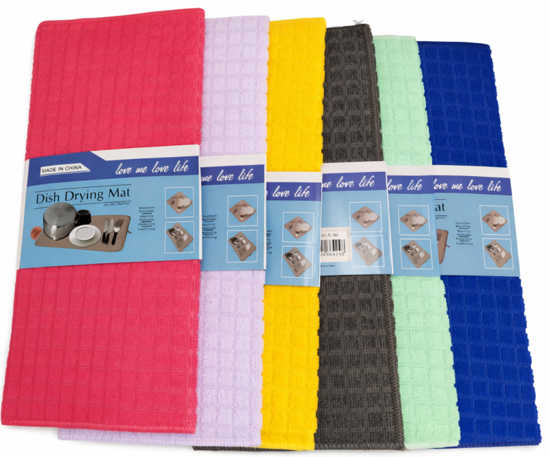 Microfiber Dish Drying Mat - إسفنجه لتجفيف الأطباق