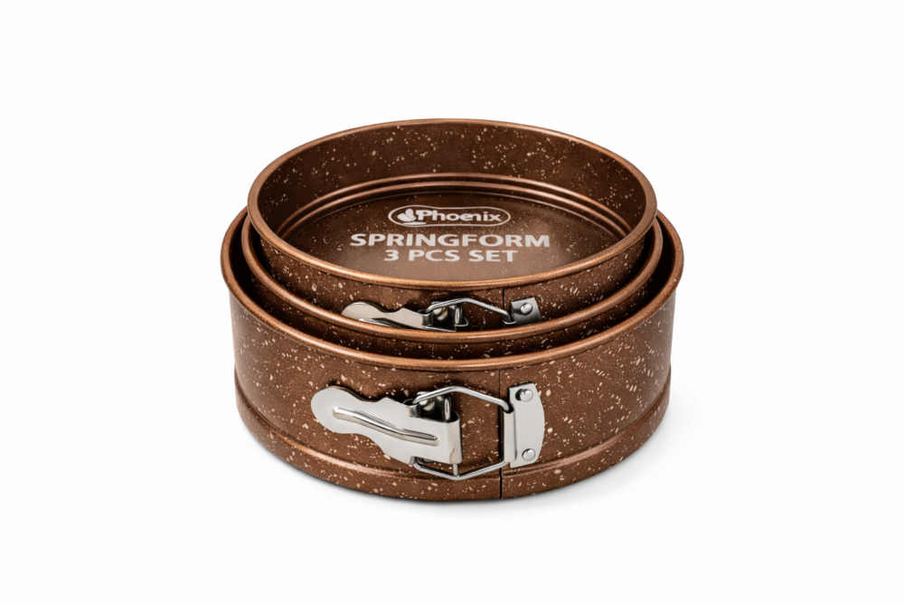 phoenix Spring form 3 pcs Set 24/26/28 cm - طقم صواني كيك 3 قطع