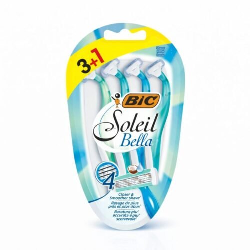 "Bic" Soleil Bella Shaver Closer & Smoother Shave 3+1 pcs - شفر حلاقة