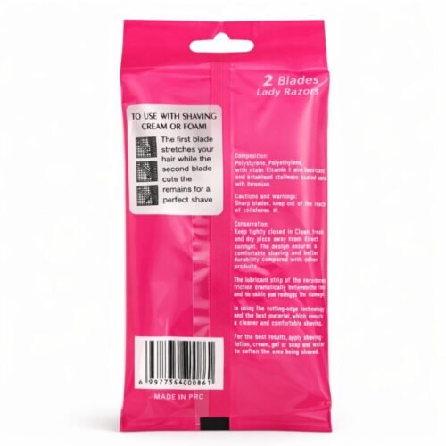 "M.B Liztico" 2 Blades Lady Razors 5 pcs - شفر حلاقة