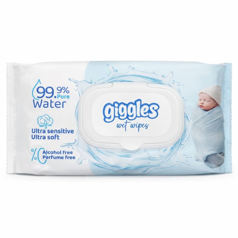 "Giggles" Wet Wipes  50 pcs - مناديل مبللة للأطفال