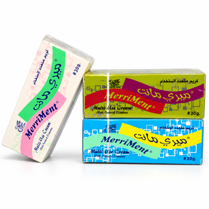 "MerriMent" Multi-Use Cream with naturel elements 30 g - ميري مانت كريم متعدد الإستخدام