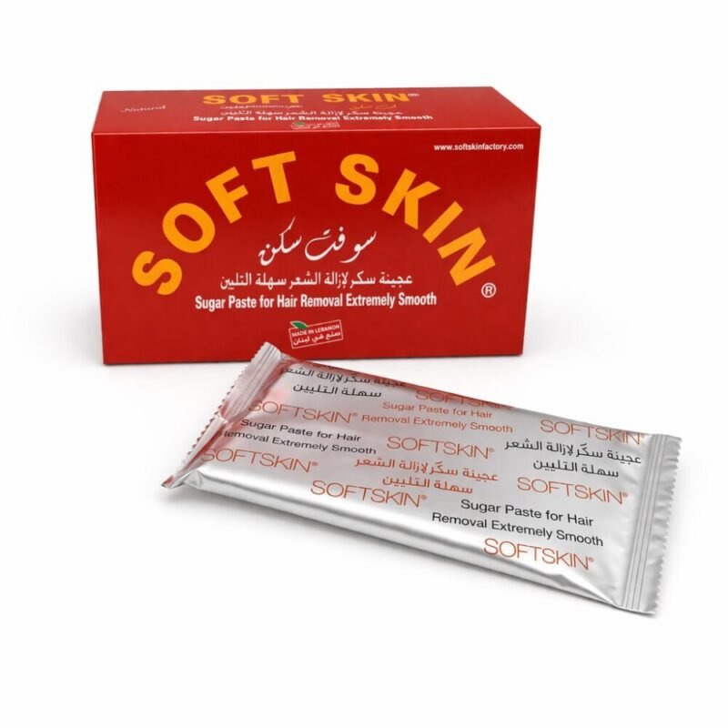 Soft Skin 80g 1/12 pcs - عجينة سكّر لإزالة الشعر مغلفة بالألمنيوم