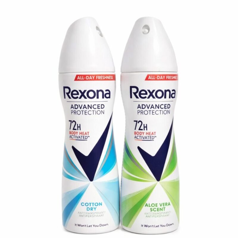 "Rexona" Deodorant Advanced Protection 72h 200ml -  بخاخ مزيل التعرّق من ريكسونا