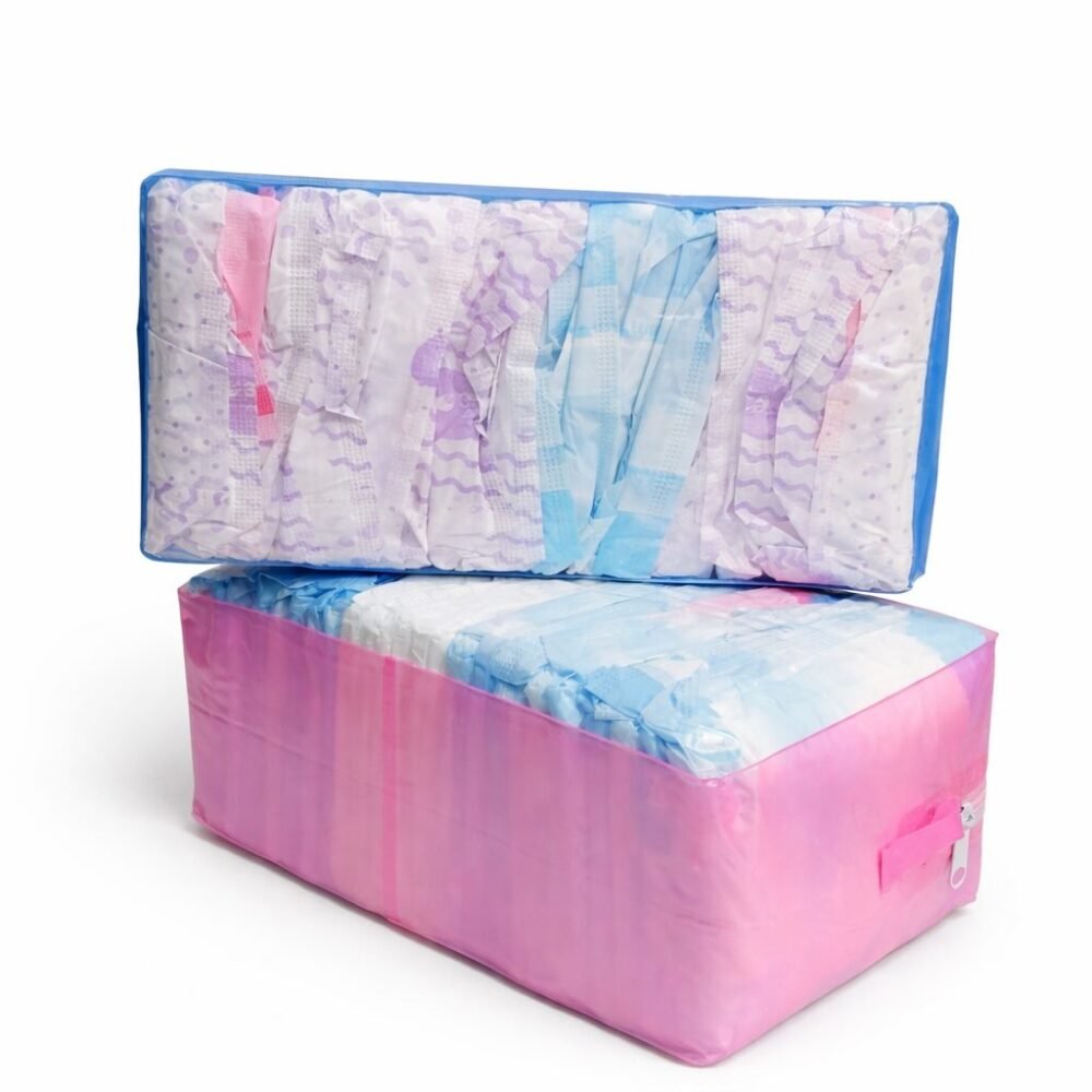Nice Lady Sanitary Pad 10+15+5 pcs - فوط صحية ثلاث مقاسات مع حقيبة بسحاب