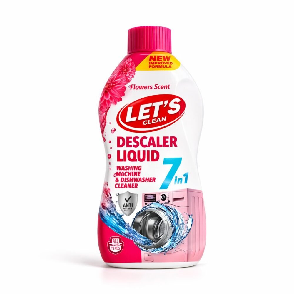 LET’S Descaler Liquid 250ml - سائل مخصص لإزالة التكلسات من غسالات الثياب والصحون