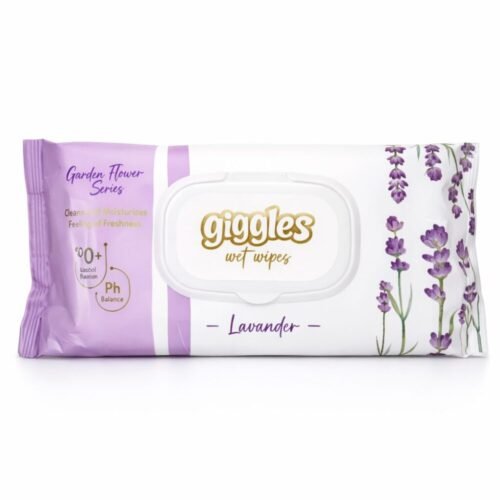 "Giggles" Wet Wipes 72 pcs - مناديل مبللة بروائح متعددة