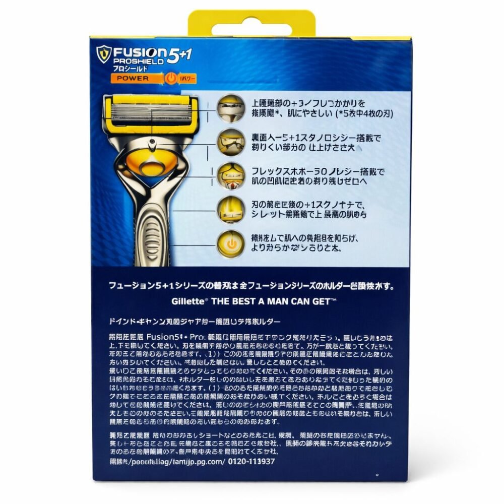 "Gillette" Fusion Proshield 5+1 - شفرة حلاقة