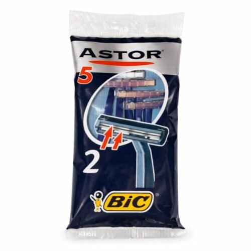 "Bic" Astor 2 Blades 5 pcs - شفر حلاقة
