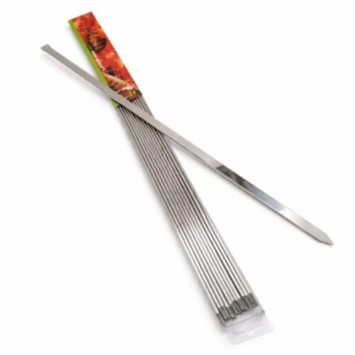 "Phoenix" BBQ Skewers 12 pcs 50cm - أسياخ شواء عريض