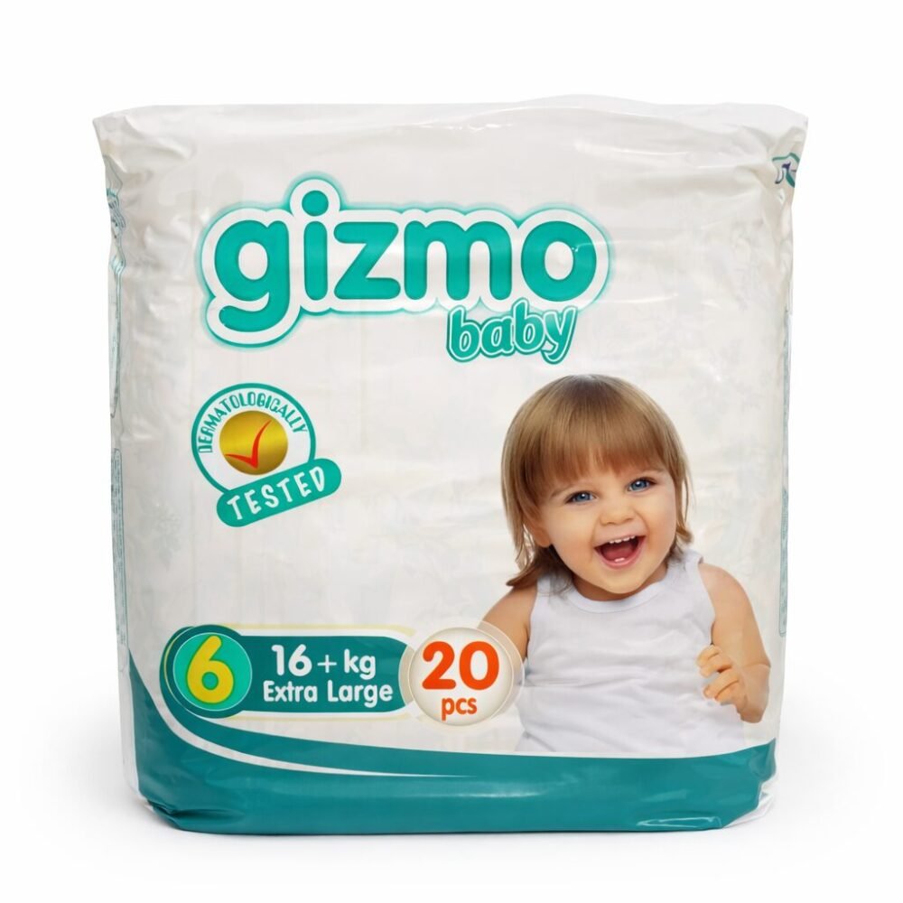 Gizmo Baby 1/2/3/4/5/6/7 - حفاض أطفال