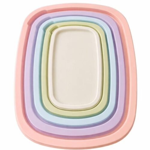 Storage Box 27.5*20*10cm - تبروير مجموعه من 5 علب متداخله