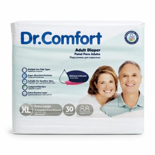 Dr.Comfort 30 pcs Unisex M/L/XL - حفاضات للكبار