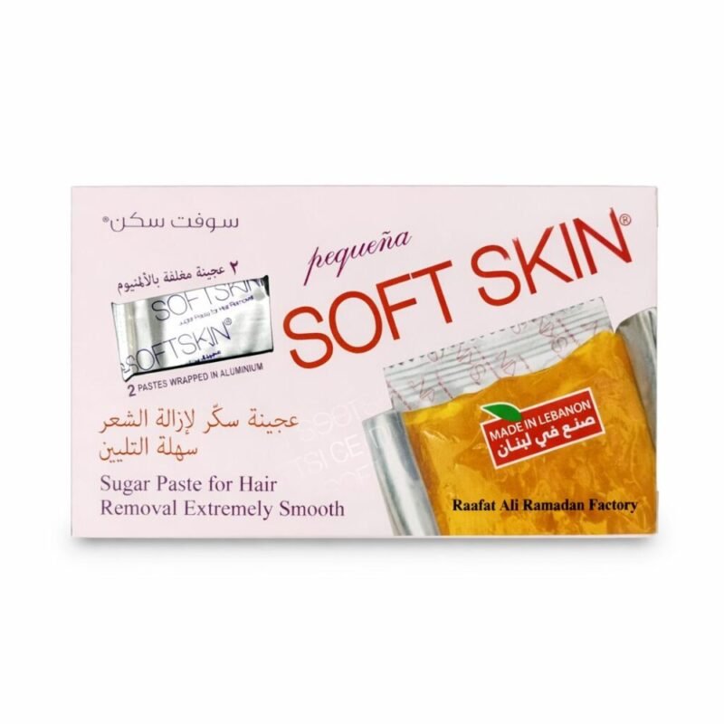 Soft Skin 80 g  2 pcs - عجينة سكّر لإزالة الشعر مغلفة بالألمنيوم