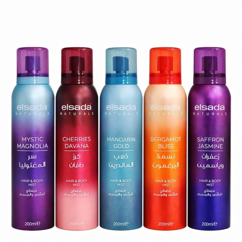 "Elsada" Hair and Body Mist 200 ml - معطر للشعر والجسم بروائح متعددة