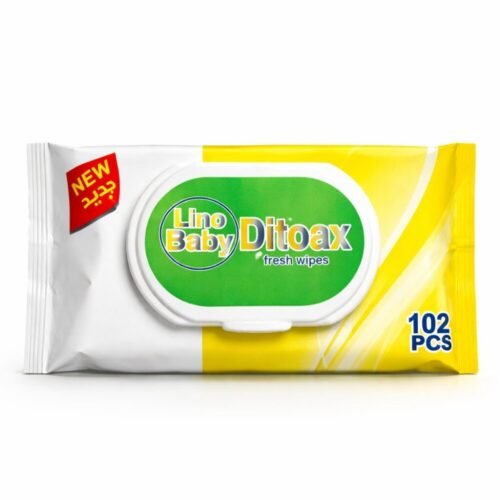 "Lino Baby" Ditoax Fresh Wipes 102 pcs - ديتواكس لينو بيبي مناديل مبللة