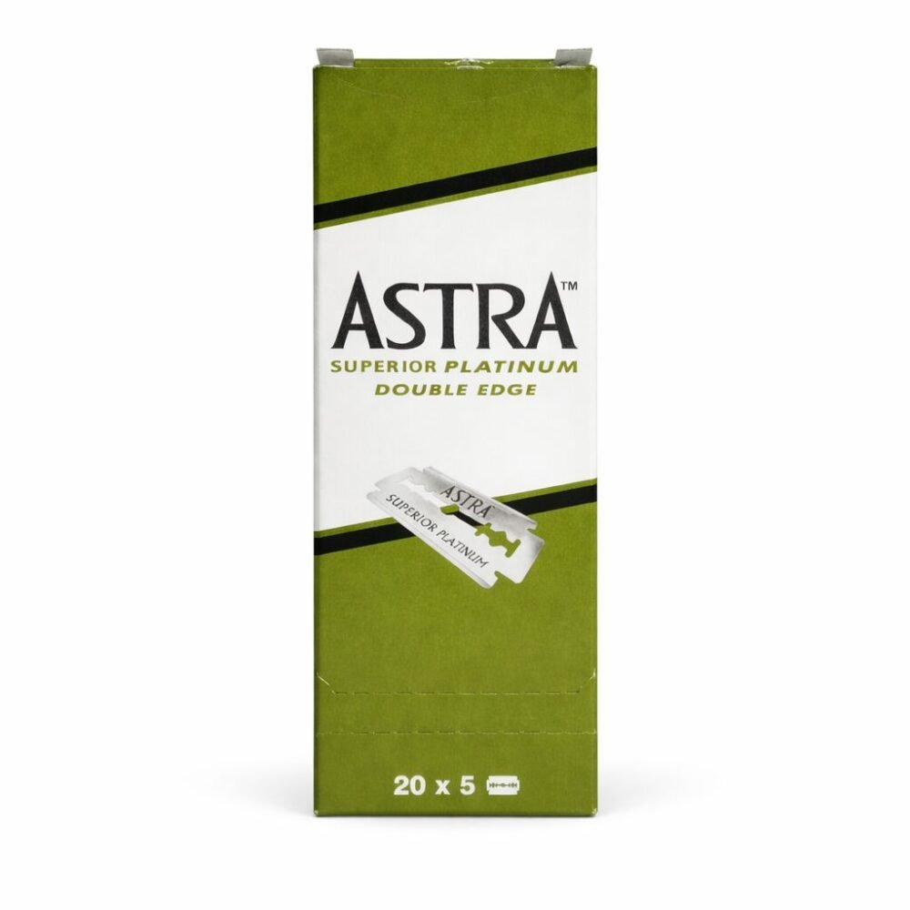 "Astra" Superior Platinum Double Edge 5pcs - شفر