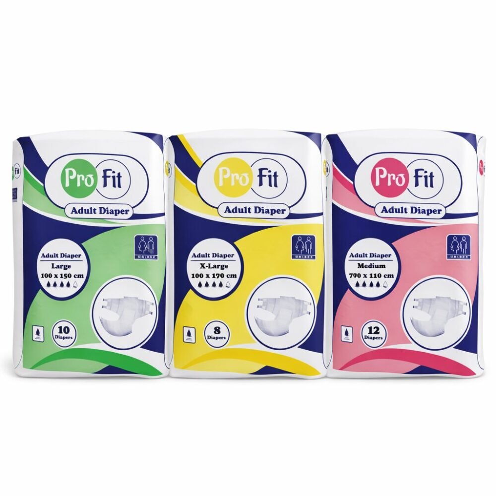 ProFit Adult Diaper Unisex M/L/XL - حفاضات لكبار السن