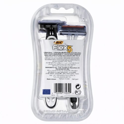 "Bic" Flex5 5 Flexible Blades For An Ultra-Close & Precise Shave 2 pcs - شفر حلاقة