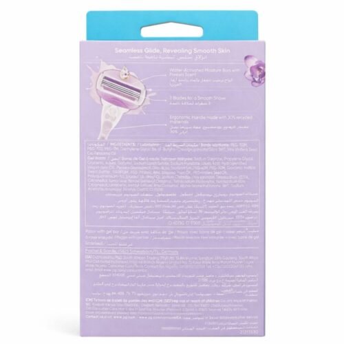 "Gillette" Venus 3 Blades, 2 in 1 Moisture Bars for Comfort Glide Breeze, Seamless Glide , Revealing Smooth Skin   - شفرة حلاقة