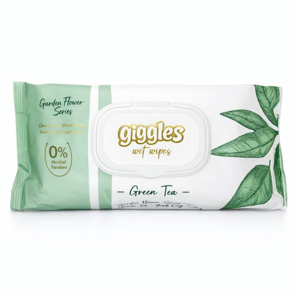 "Giggles" Wet Wipes 72 pcs - مناديل مبللة بروائح متعددة