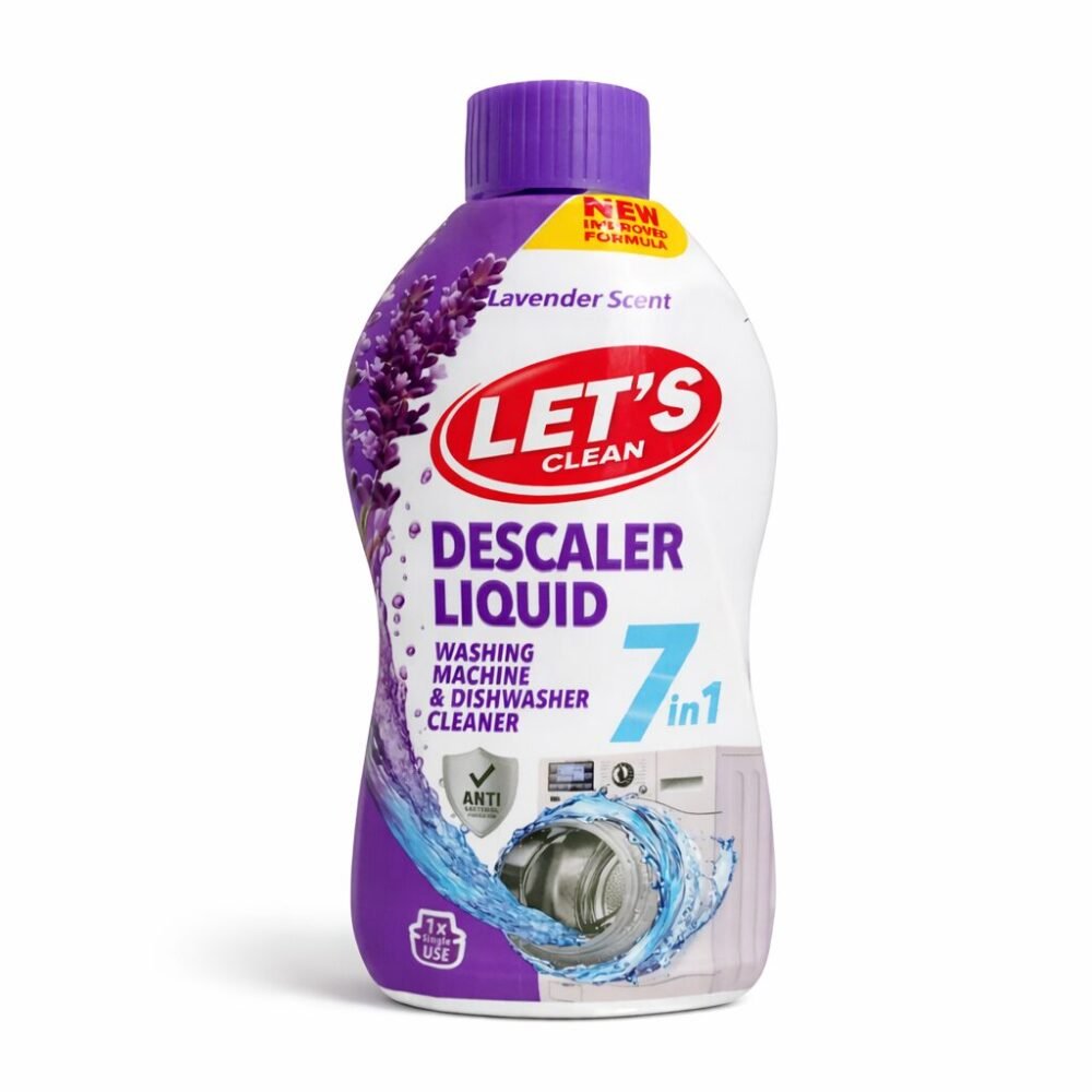 LET’S Descaler Liquid 250ml - سائل مخصص لإزالة التكلسات من غسالات الثياب والصحون