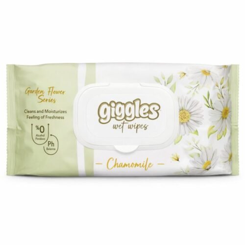 "Giggles" Wet Wipes 72 pcs - مناديل مبللة بروائح متعددة