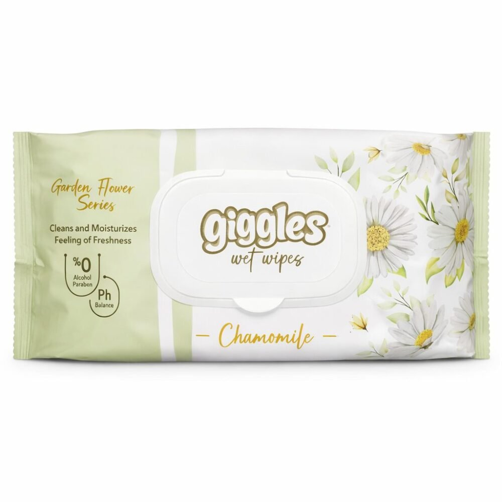 "Giggles" Wet Wipes 72 pcs - مناديل مبللة بروائح متعددة
