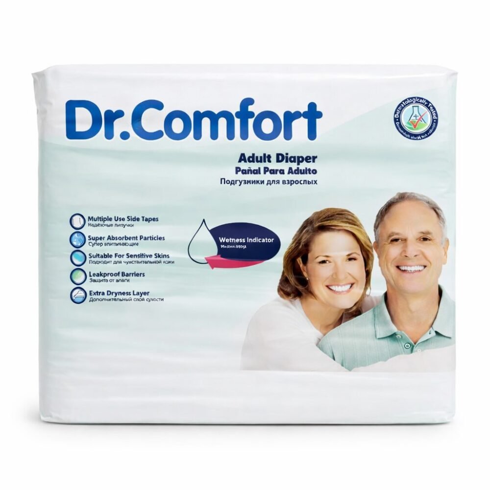 Dr.Comfort 30 pcs Unisex M/L/XL - حفاضات للكبار