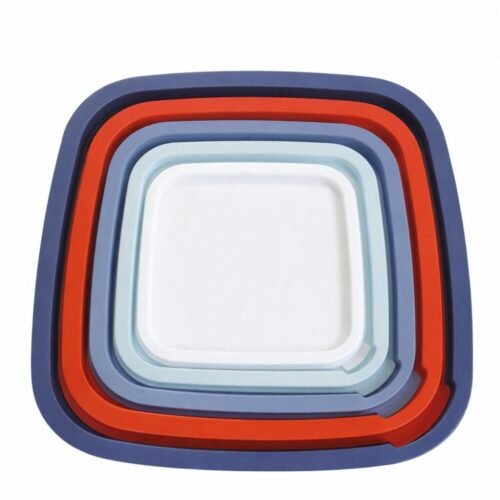 Storage Box 22.5*22.5*10cm - تبروير مجموعه من 5 علب متداخله