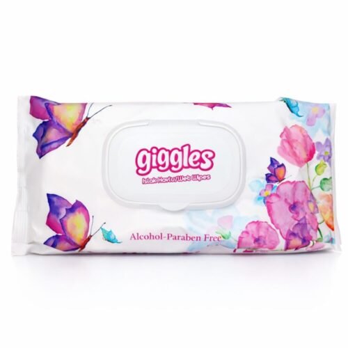 "Giggles" Wet Wipes 72 pcs - مناديل مبللة بروائح متعددة