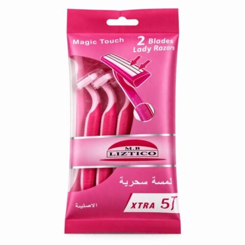 "M.B Liztico" 2 Blades Lady Razors 5 pcs - شفر حلاقة