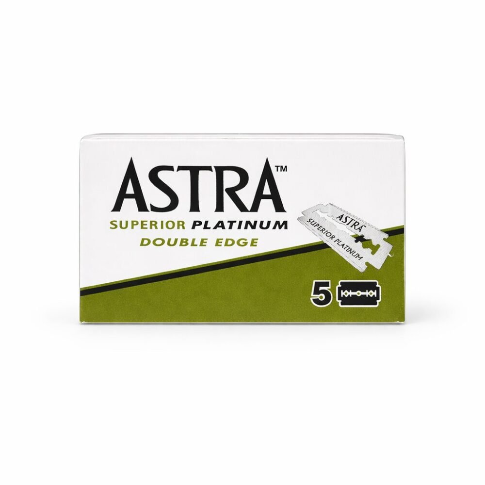 "Astra" Superior Platinum Double Edge 5pcs - شفر