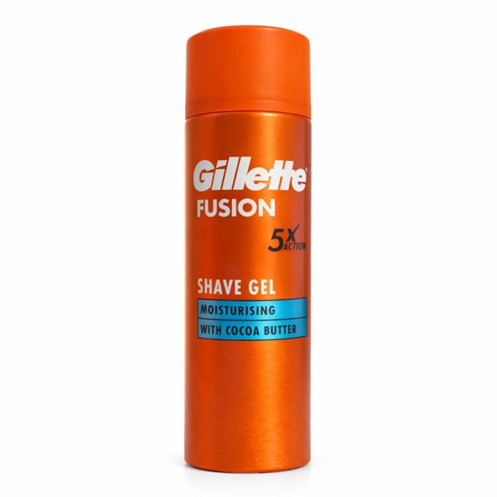 "Gillette" Fusion 5X Action Shave Gel 200 ml - جل حلاقة من جيليت