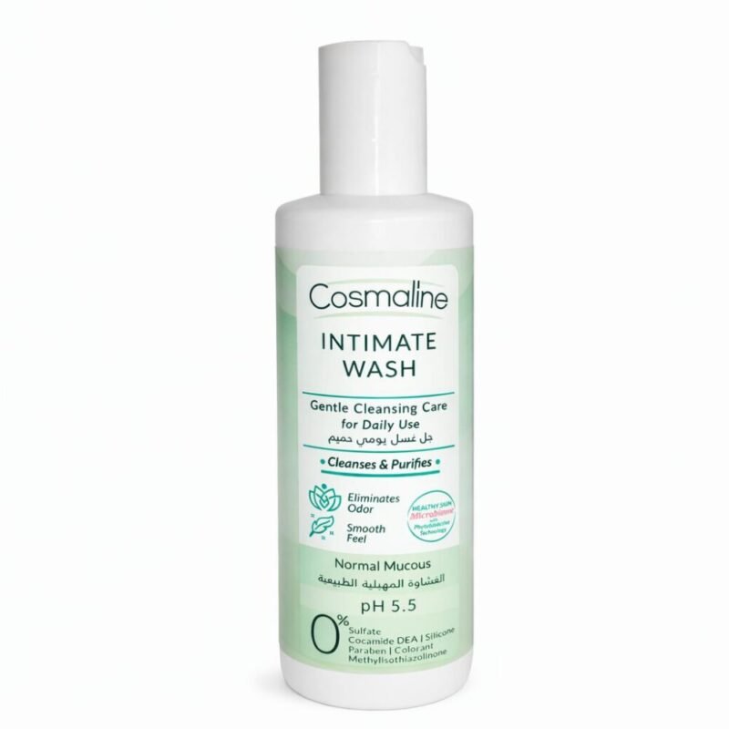 "Cosmaline" Intimate Wash Fresh Cleansing Care For Daily Use ,Cleanses and Purifies PH 5.5 - جل غسل يومي حميم (غسول نسائي)