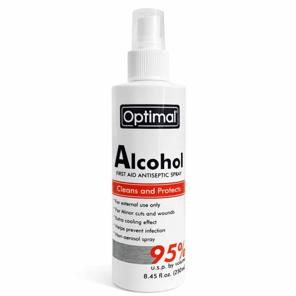"Optimal" Alcohol Cleans and Protects 95% 250ml