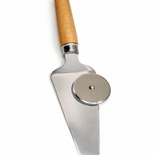 Pizza cutter "Little orange"- قطّاعة +ملعقة تقديم البيتزا