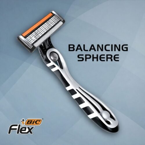 "Bic" Flex5 5 Flexible Blades For An Ultra-Close & Precise Shave 2 pcs - شفر حلاقة