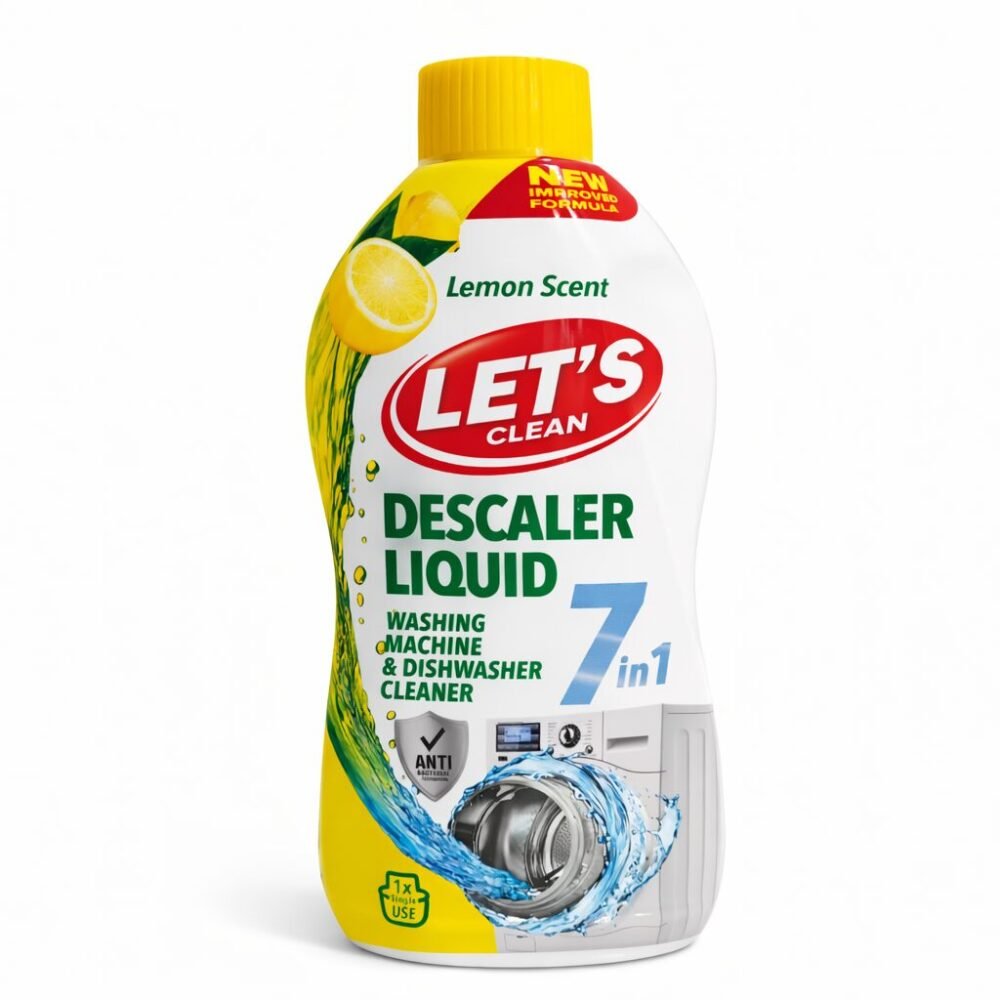 LET’S Descaler Liquid 250ml - سائل مخصص لإزالة التكلسات من غسالات الثياب والصحون