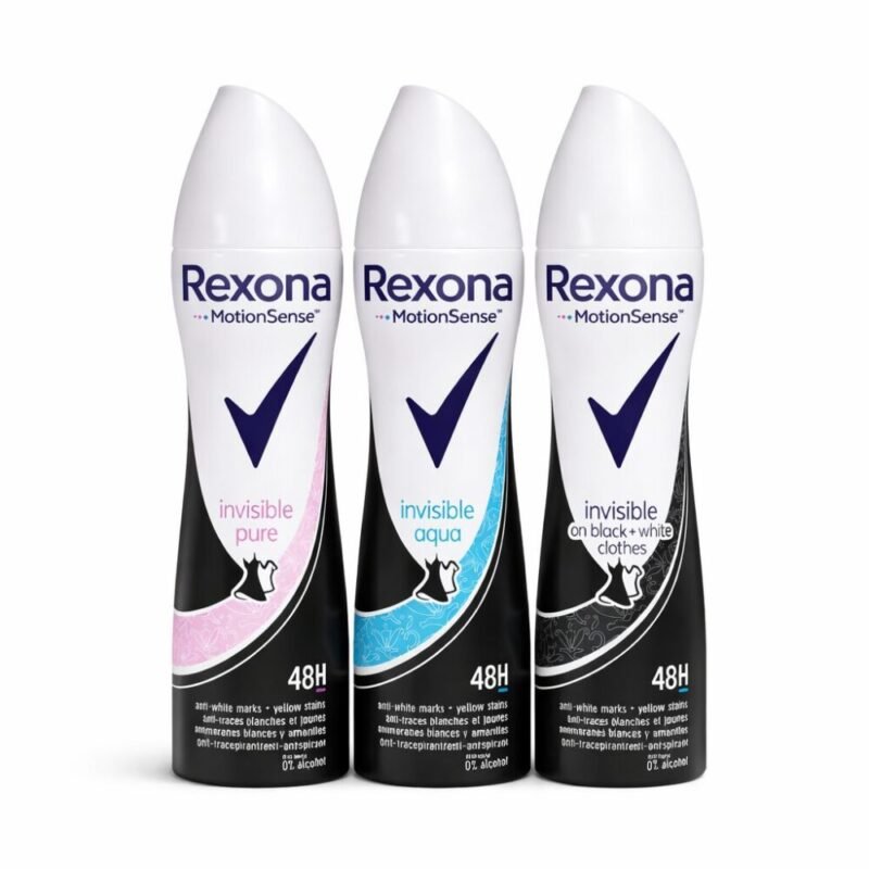 "Rexona" Deodorant Motion Sense Invisible 48h 200ml -  بخاخ مزيل التعرّق من ريكسونا