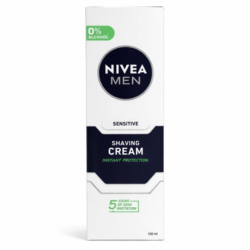 file_00000000fe6c71f48f8b5282bacd1d8c "Niva" Men Shaving Cream Sensitive 100 ml - كريم الحلاقة للبشرة الحساسة من نيفيا للرجال