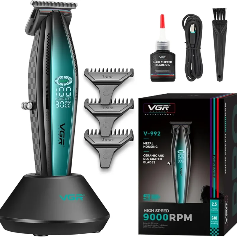 "VGR" V-992 Professional Hair Trimmer 240 minutes - ماكينة حلاقة شعر احترافية