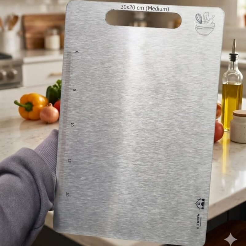 Stainless Steel Cutting Board 20*30 cm - لوح تقطيع ستانلس ستيل