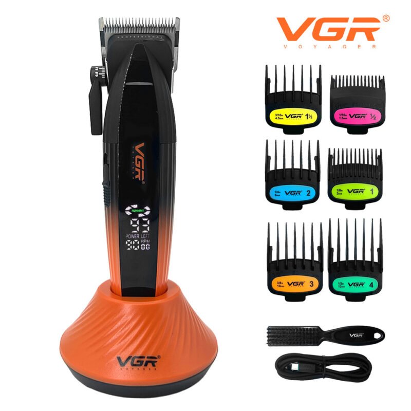 "VGR" V-899C Professional Hair Clipper 250 minutes - ماكينة حلاقة شعر احترافيه