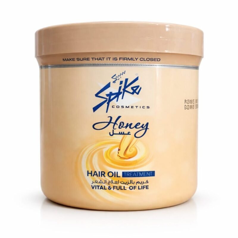 "Spike Cosmetics" Hair Oil Treatment with Honey 875 ml - كريم بالزيت والعسل لعلاج الشعر