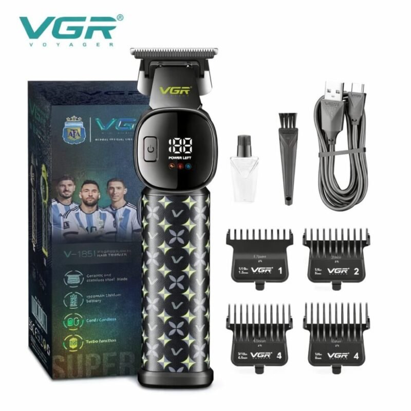 "VGR" V-185 Professional Hair Trimmer 220 minutes - ماكينة حلاقة الشعر