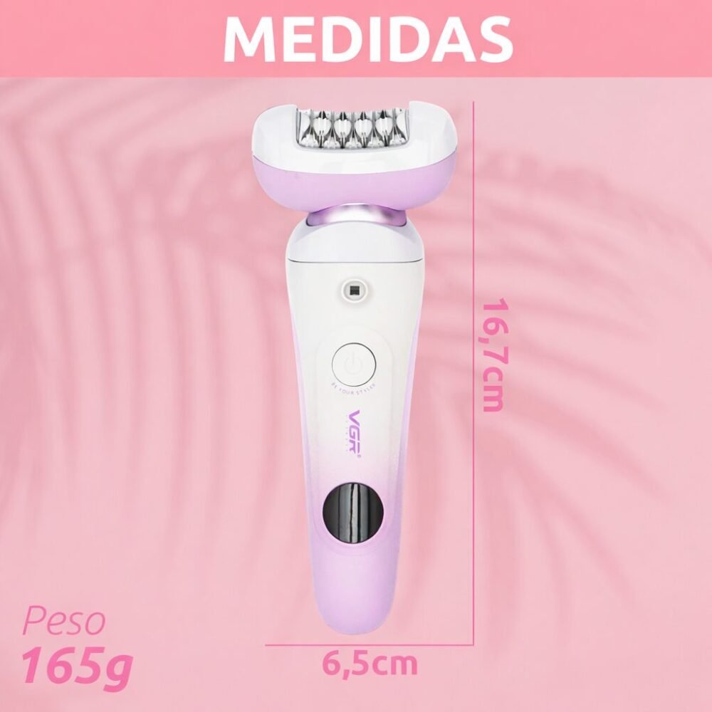 "VGR" V-750 Professional 5 in 1 Lady Epilator 60 minutes -  جهاز إزالة شعر الجسم