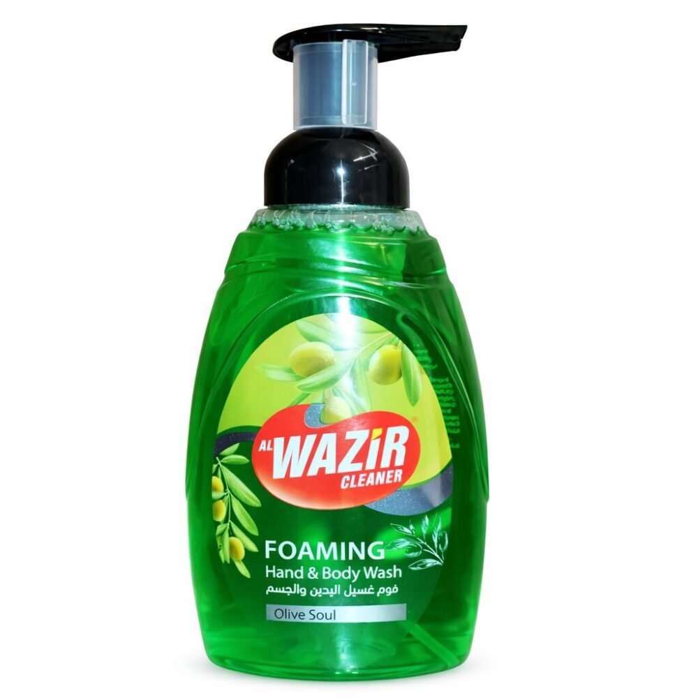 " al WAZIR " Foaming Hand and Body Wash 500ml - فوم غسيل اليدين والجسم