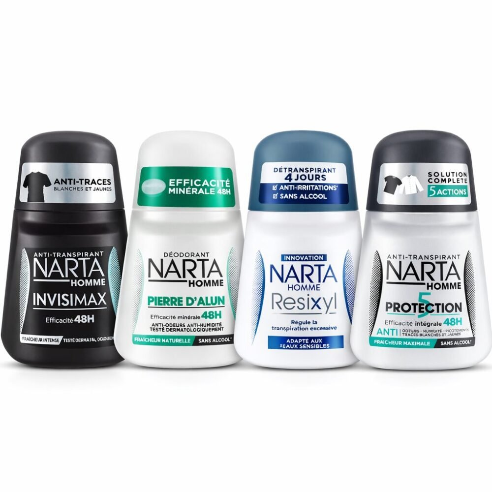 "NARTA" Homme Roll-On Deodorant 48h 50 ml - مضاد تعرّق