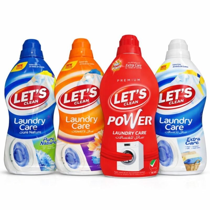 "LET'S clean" Laundry Care 1000 ml - سائل للغسالات